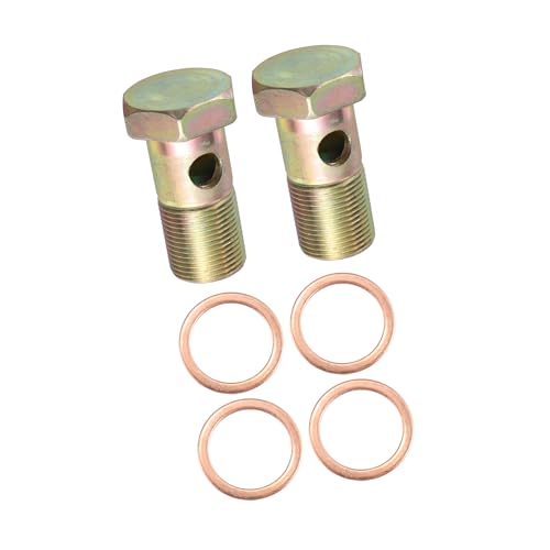 Boulon banjo simple M22 x 1,5 pour stopper les fuites de liquide sur ligne de frein