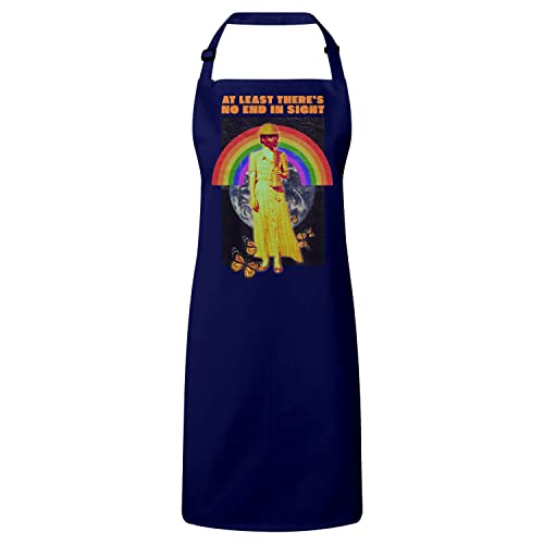 Tablier cuisine premium navy pour cuisiner avec style et humour vintage surréaliste