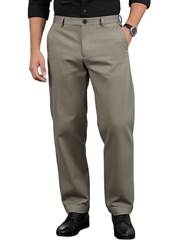 Image of Beyoung Men's Japanese Pants | Slouchy Fit 4 Pocket Classic Trousers for Men | Lightweight & Wrinkle-Resistant Formal Wear