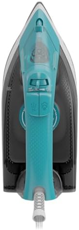 Bild 4 - GRUNDIG SI 3550 Dampfbügeleisen, 2.400 W, 120 g/Min Dampfstoß, 25 g/Min Dampfleistung, Keramik-Bügelsohle, 220 ml Wassertank, Drip Stop, Anti-Kalk-Technologie, Weiß/Türkis