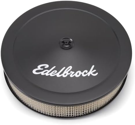 Edelbrock 1223 Pro-Flo Black Finish 3" Round Air Filter Element with 14" Diameter image 3