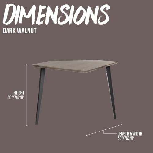 Gator Frameworks Elite Series Studio Desk Corner Section, Dark Walnut Finish (GFW-ELITEDESKCRNR-BRN)