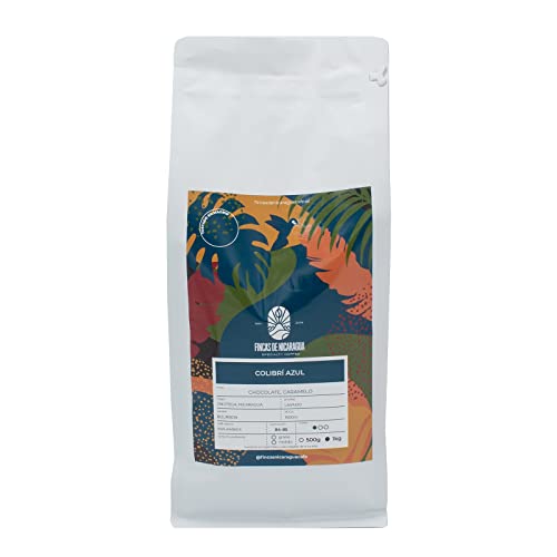 COLIBRÍ AZUL Cafe en Grano natural 1 Kg - Café De Especialidad Arabica Tueste Natural - Recién Tostado - Coffee Beans… - Imagen 3