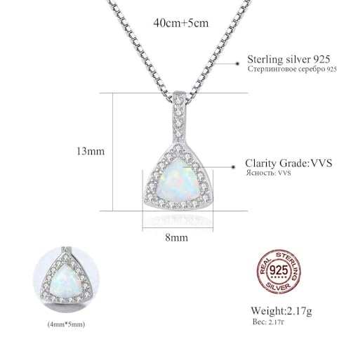 Collier de pendentif triangulaire pour une fête exquise