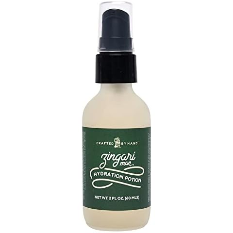 Zingari Man Hydration Potion – Post Shaving Razor Defense Protects and Moisturizes – Soothing Oil-Free Unscented Skin Care Gel for Men - Suitable for Sensitive Skin, 2 FL OZ Cover
