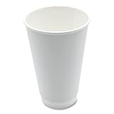 Boardwalk BWKDW16HCUP - Bicchieri di carta a doppia parete, 470 ml, colore: Bianco (500/cartone) immagine