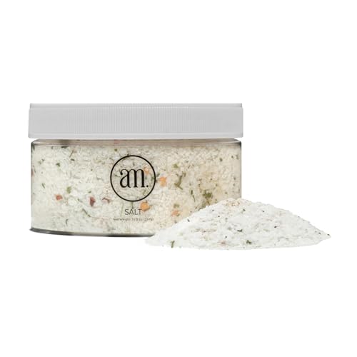 AM SIGNATURE SALT | Universal Cooking Signature Salt | All-Natural Seasoned Salt Blend of Gourmet Flake Kosher Salt Herbs Spices | Created by Chef Marco and Aubrey Niccoli (10.5 Ounce)