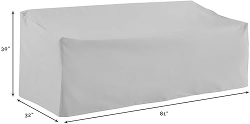 Miniatura 7 de Crosley Furniture Juego de fundas impermeables para muebles de patio, 5 piezas para sofá, sillas y mesas al aire libre, color marrón