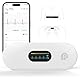 CheckMe ER2-S EKG für Zuhause Tragbares EKG-Gerät mit präzisem Brustgurt (30 Sek. bis 15 Min. Aufnahme), Echtzeit-APP-Visualisierung, Unbegrenzter Speicherplatz, 0,96-Zoll-OLED-Display, Kompatibel mit