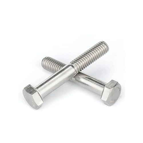 M6 M8 M10 M12 M14 M16 DIN931 A4-70 316ステンレス鋼 半ねじ外六角六角頭ネジボルト(2PCS M14_110MM_316 SS)