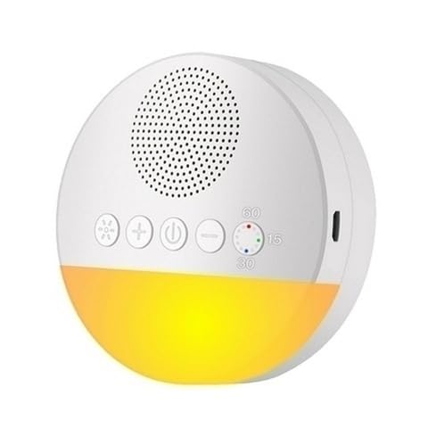 TOKAÏ EBB44W White Noise and Melodies Speaker, showing a side view with the USB charging port.