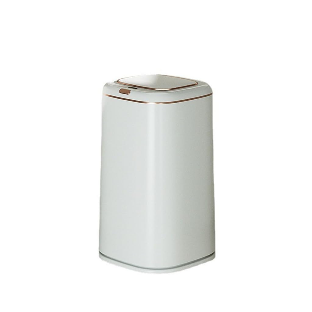 Bote de basura con sensor para sala de estar y dormitorio cubo automático azul de 28.5 cm