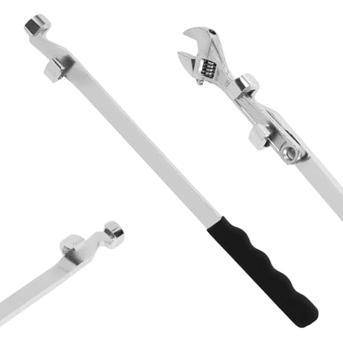 Wrench Extender Tool, Heavy Duty Steel 15.16 inches Long Extension Wrenches Bar Adaptor Wrench Extension Extra Leverage Torque Adaptor for Professional Mechanics DIY Handyman Tighten Nuts Bolts by Kandishiex - Used condition - US$15.61