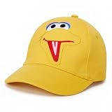 Sesame Street Boys Elmo Cotton Baseball Cap (Ages 2-4), Size Ages 2T-4T, Big Bird