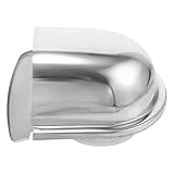 Amosfun Tapa de Chimenea Exterior de Acero Inoxidable 201 Cubierta Redonda para Ventilación Protección contra Lluvia y Viento Accesorio para Estufas y Chimeneas Uso en Exteriores y