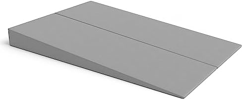 Avana Mattress Elevator with Polycotton Covers - Under Bed 7-Inch Incline Foam Lift, Grey, Full Size