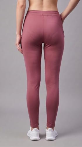 Image of Mehrang Stretchable Yoga Pants for Women & Gym Pants for Women Workout with Mesh Insert & Side Pockets