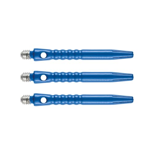RED DRAGON Hip-Grip Mittelblaue Dartschäfte aus Aluminium (Schaft) - 2 Sätze pro Packung (insgesamt 6 Stiele)