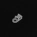 #8 Easy-Screw-In White Cable Tie Mounts for 50 lb. Ties - (pack of 100)