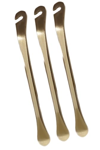 RiuScooter Mini klucz dźwignia do opon aluminiowa, czarna, 12 cm, 3 sztuki, kompatybilna z skuterami elektrycznymi i rowerami
