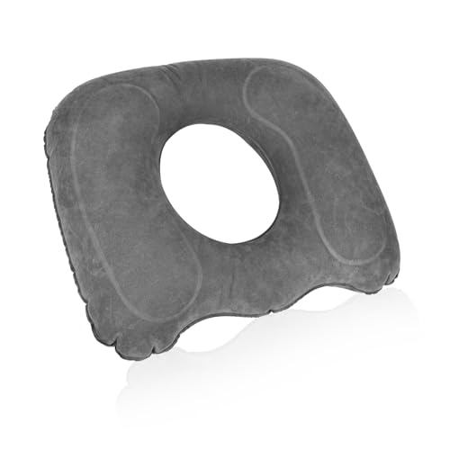 YHNDECO Sitzkissen Orthopädisch Aufblasbar, Hämorrhoiden Sitzkissen, Ergonomisches Steißbeinkissen für Rollstühle Bürostuhl Stuhl Anti Hämorrhoiden(Grau) YHNDECO Sitzkissen Orthopädisch Aufblasbar, Hämorrhoiden Sitzkissen, Ergonomisches Steißbeinkissen für Rollstühle Bürostuhl Stuhl Anti Hämorrhoiden(Grau)
