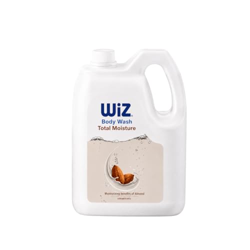 Image of Wiz Total Moisture Body Wash 5L Refill Can | Moisturizing Shower Gel | Paraben Free | Family Pack Liquid Body Cleanser for Men & Women