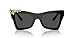 Dolce & Gabbana DG4434-501/87 Sunglasses Black w/Dark Grey 51mm