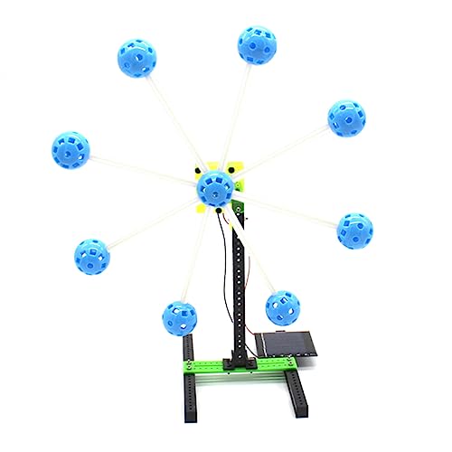 Abaodam Solar Ferris Wheel Kit DIY Assembly Toy for Boys and Girls Solar Energy Toy Educational Physics Model