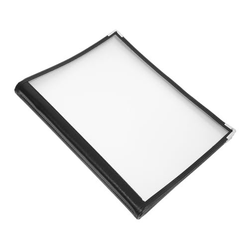 CHILDWEET Bar Cafe Restaurant Folder 10 Pages 20 Side Menu Binder Protective Corner Pages for Diner