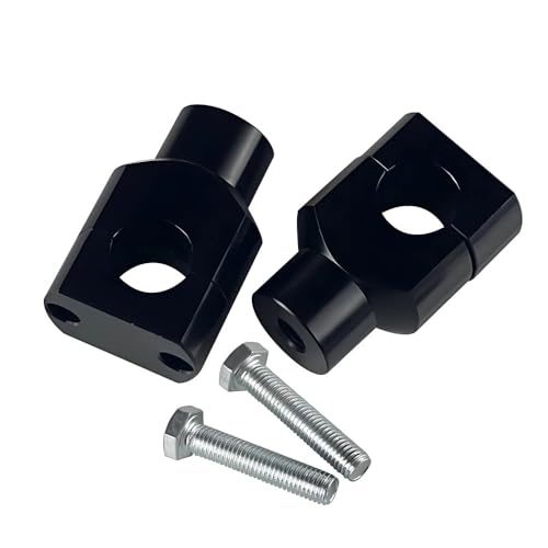 Réhausseur guidon moto 22 mm en aluminium usiné CNC pour un pilotage haut de gamme