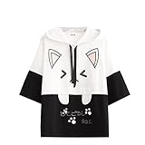 tissu jersey kawaii 【Tamaño】 Busto: 108 cm / 42,51 pulgadas; Hombro: 73 cm / 28,74 pulgadas; Manga: 15 cm / 5,90 pulgadas; Longitud: 59 cm / 23,22 pulgadas (error de 2-3 cm).