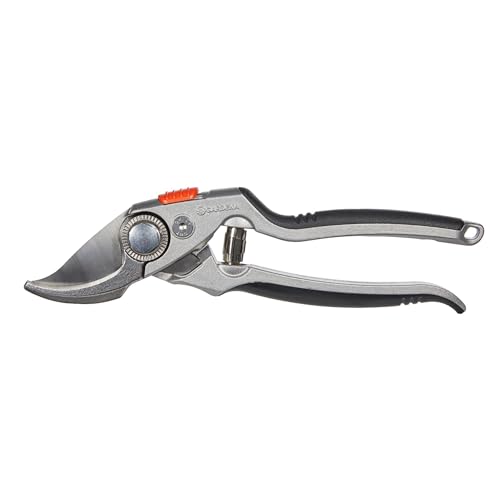 Gardena Alu-Gartenschere B+/L: Premium Bypass Astschere für stärkere Äste und Zweige, robuste Alugriffe, auswechselbare Klinge, max. Schneidedurchmesser 24 mm (8702-20) Gardena Alu-Gartenschere B+/L: Premium Bypass Astschere für stärkere Äste und Zweige, robuste Alugriffe, auswechselbare Klinge, max. Schneidedurchmesser 24 mm (8702-20)