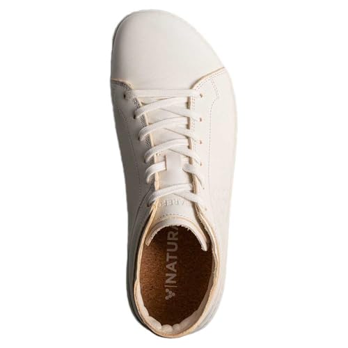 Vivobarefoot Mens Geo Court III Leather Bright White Trainers 11 US3