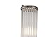 APLIQUE DE PARED CRISTAL METAL DORADO 14x14x46 CM