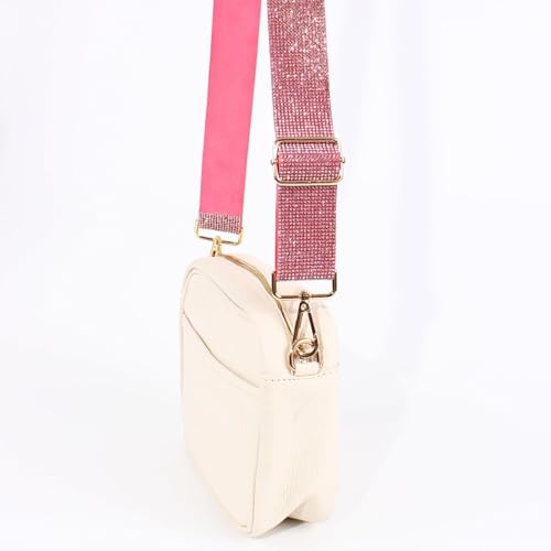 Image of Rhinestone Adjustable Purse Strap Replacement, Crossbody Replacement for Handbags
