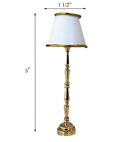Mini Dollhouse Floor Lamp, Led Miniature Lighting For Dolls House Decor, Battery Operated Functional Light, Furniture Accessories For 3” To 12” Dolls #TOP2