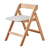 Tragbare, zusammenklappbare Esszimmerstühle, nicht montierbar, aus Holz, Küchenstühle gepolstert, gepolstert, Akzentstuhl für Zuhause, Büro, stilvolles Bauernhaus (Stil 1)