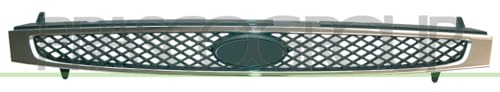 Rejilla delantera PRASCO FD3402011 cromo y negro compatible con Ford Fiesta Mk5