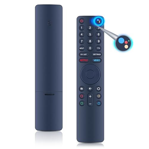 CLVIZCXOM XMRM-010 Télécommande Bluetooth de rechange pour Xiaomi MI TV 4S Android Smart TV Compatible avec les modèles L32M6-6AEU L32M5-5ASP L55MS-5A L65M5-5ASP Avec 2 touches de raccourci populaires