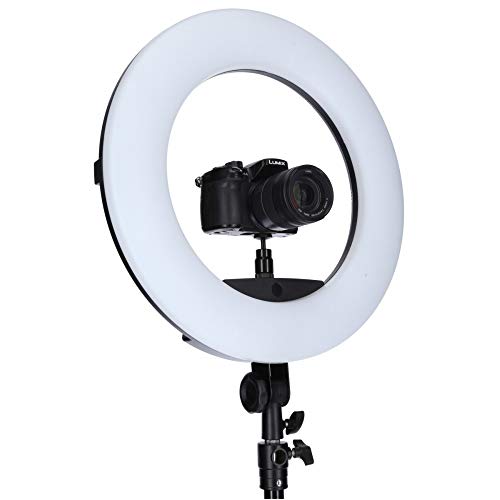 Rollei Lumen LED-Ringlicht I 90W RGB LED Ring-Leuchte für Make-Up, Selfie & Foto-Studio I App-Steuerung, 3200K-9999K… – Bild 5