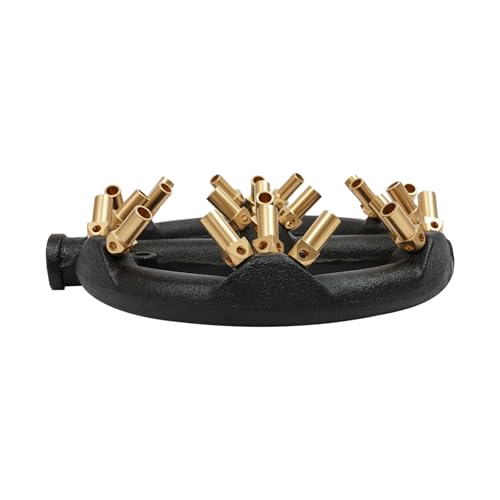 TFCFL 10/ 20/ 23/ 32 Spitzen Erdgasstrahlbrenner, runde Form, Düsenstrahl, Gusseisenkörper mit Messingspitzen für chinesische Wok- Serie, Grillen, Rührbraten-8