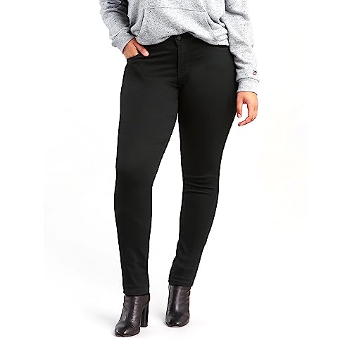 Jack David Blue/Black Womens Plus Size Stretch Soft Butter Skinny Premium Denim Jeans Pants Size