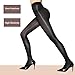 HTRUIYA 2 Pairs Shiny Pantyhose for Women 8D Sheer Tights Oily Gloss Pantyhose Invisible Zip Tights Smooth Stockings