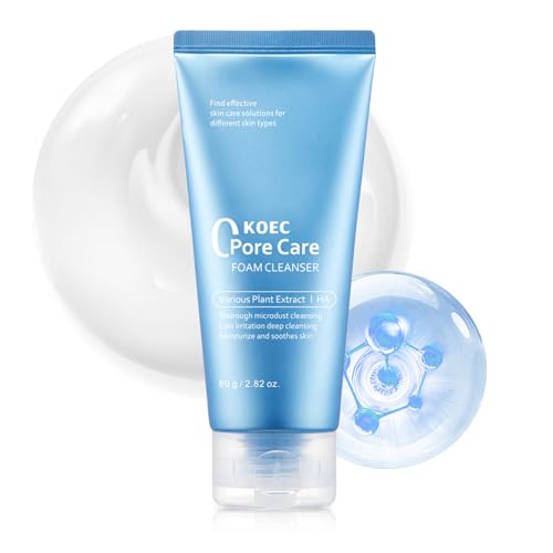 Acne Foaming Wash,Espuma Limpiadora Profunda de Poros,Facial Hidratante Suave,Limpiador Facial Antiimperfecciones,para Soothing Sensitive and Acne-prone Skin