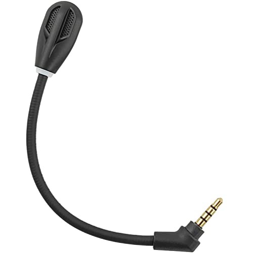 Upgraded Noise-Cancellation Mic with Mute Indicator Fits for HyperX Cloud Flight S/Cloud Flight. Replacement Gaming headsets Mic Exclusived for Cloud Flight S