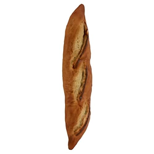 Klocke Dekorationsbedarf Comida falsa realista – Productos de panadería artificial, pan y repostería pequeña – Food Dummy/comida de plástico – Decoración (Baguette – 1 pieza – 34 cm)