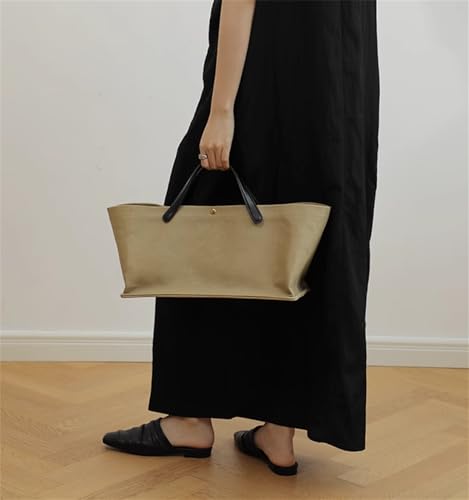 Bolso grande de lona patchwork para mujer miniatura 5