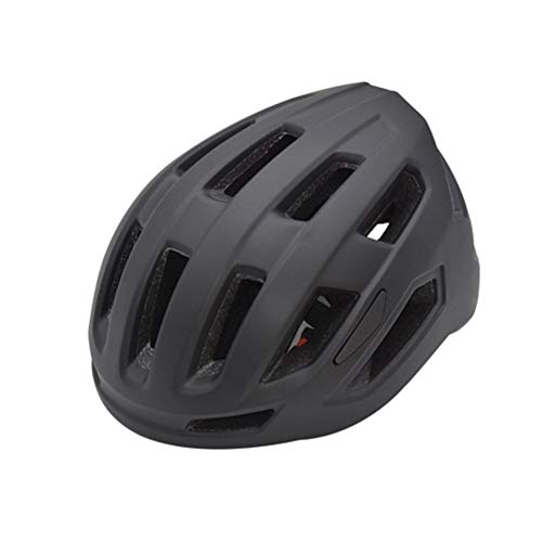 Casque de vélo intégré noir pour VTT et patinage de vitesse sur piste