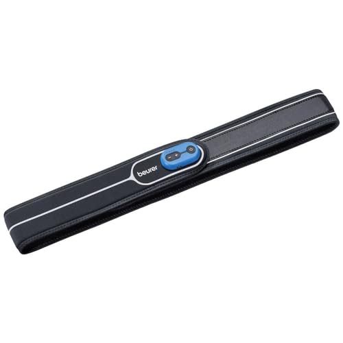 Beurer - Cinturón Antironquidos SL40, Previene Ronquidos Mediante Estimulación, Fijación Flexible en el Pecho, Batería, 2 Electrodos de Contacto, Sin Gel, Intensidad Regulable, Color Negro
