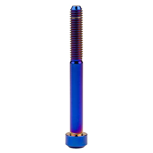 Image of Titanium Torx Square Head M6 x 10 15 20 25 30 35 40 45 50 60 65 70 80mm Screw Pack of 5 (Burn Blue, M6x60mm)
